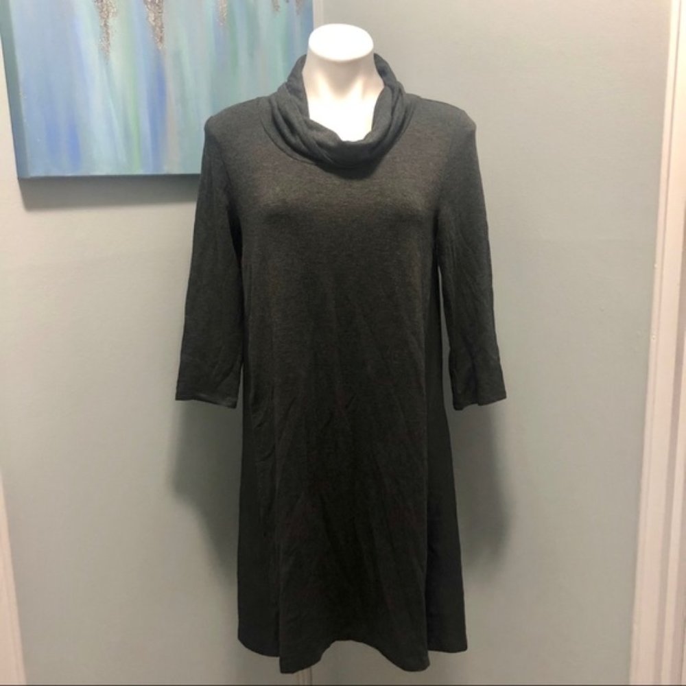 Anthropologie Saturday Sunday Cowl Neck Swing Midi Dress New